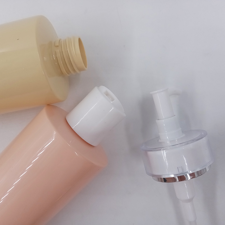 shampoo bottles with pump