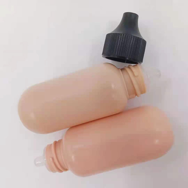 60ml pink clear bottles