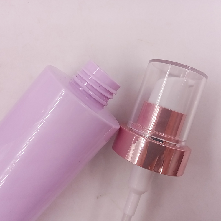 236ml pink frost cosmetic bottles 