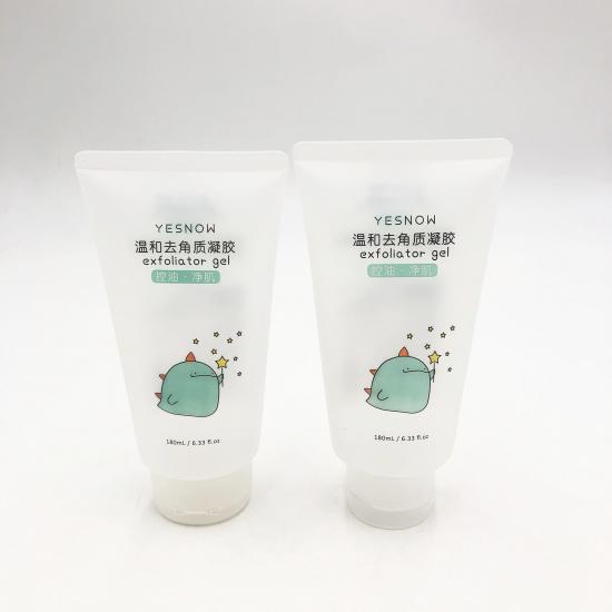 Transparent Plastic Cosmetic Tubes For Skin Cleanser