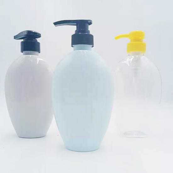 Transparent Plastic Shampoo Cosmetic Bottles
