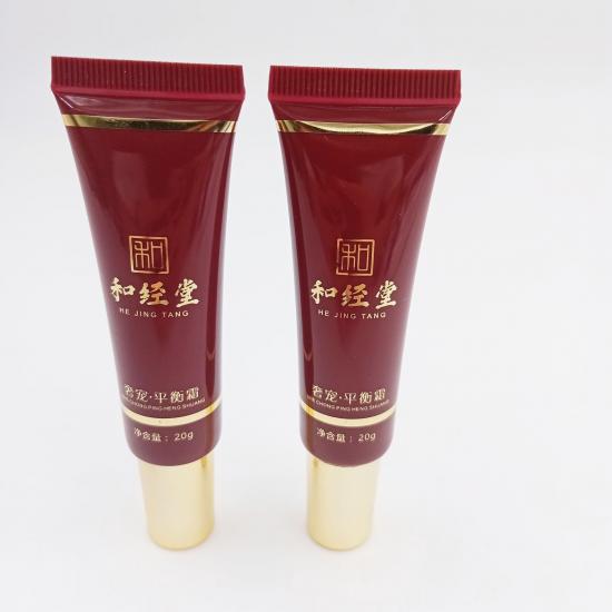 Dark Red Cosmetic Tube Containers And Packaging