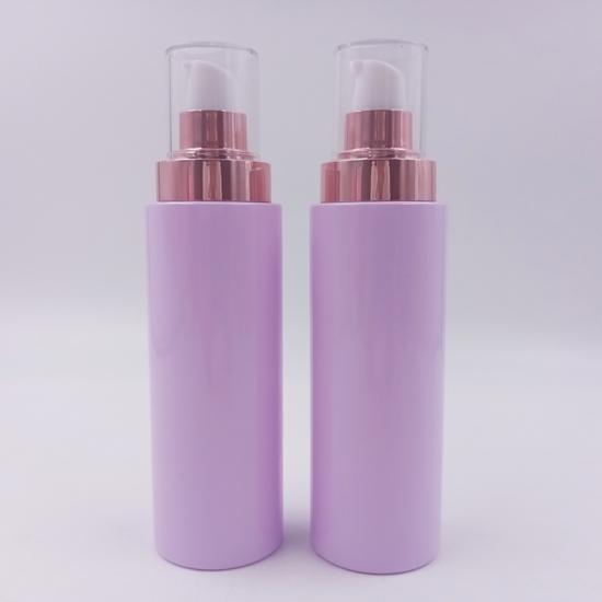 PET Purple Shampoo Conditioner Bottles